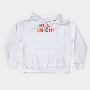 Jolly And Bright Christmas Kids Hoodie